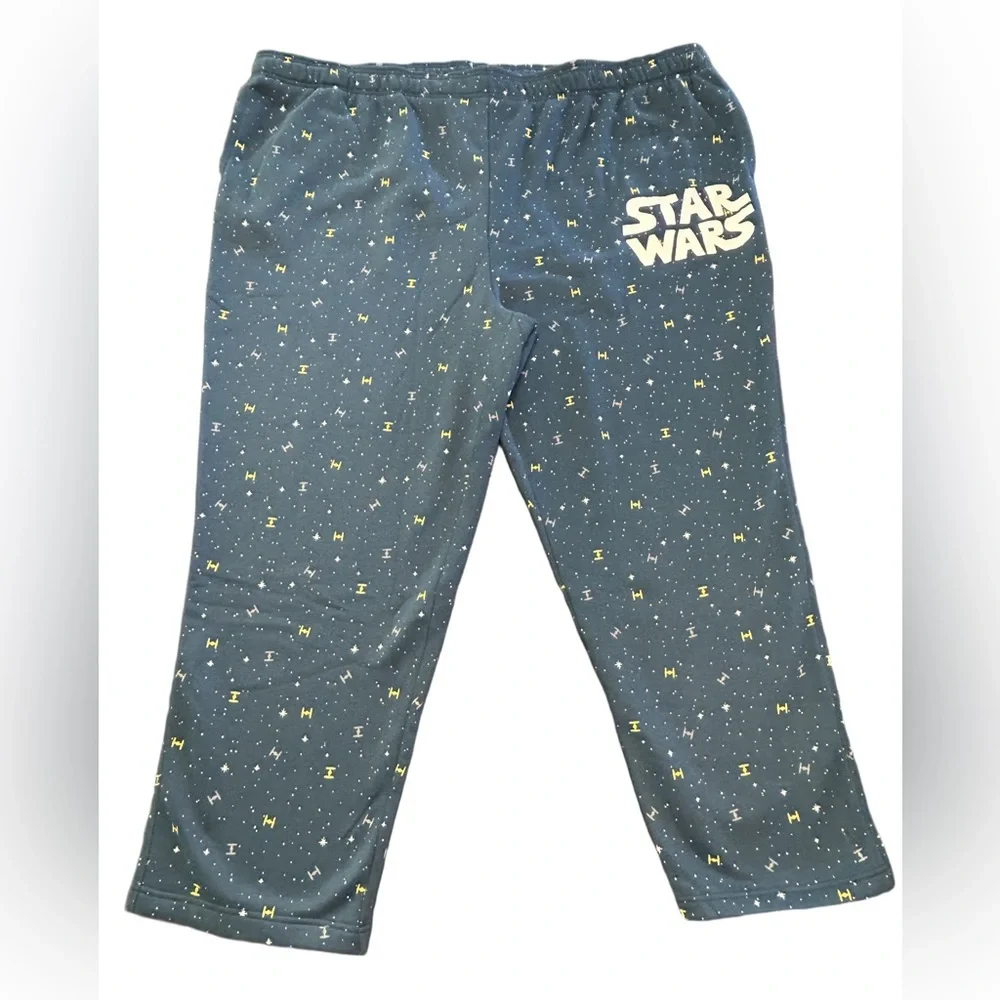 Men’s Star Wars soft lounge fleece elastic drawstring waist sweat pants NWT 5X